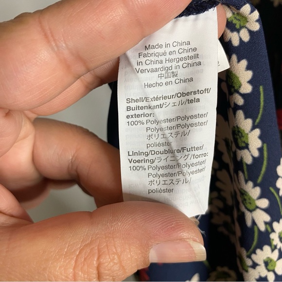 Madewell Hillside Daisy Floral Midi Wrap Dress Size 00 - Picture 11 of 11